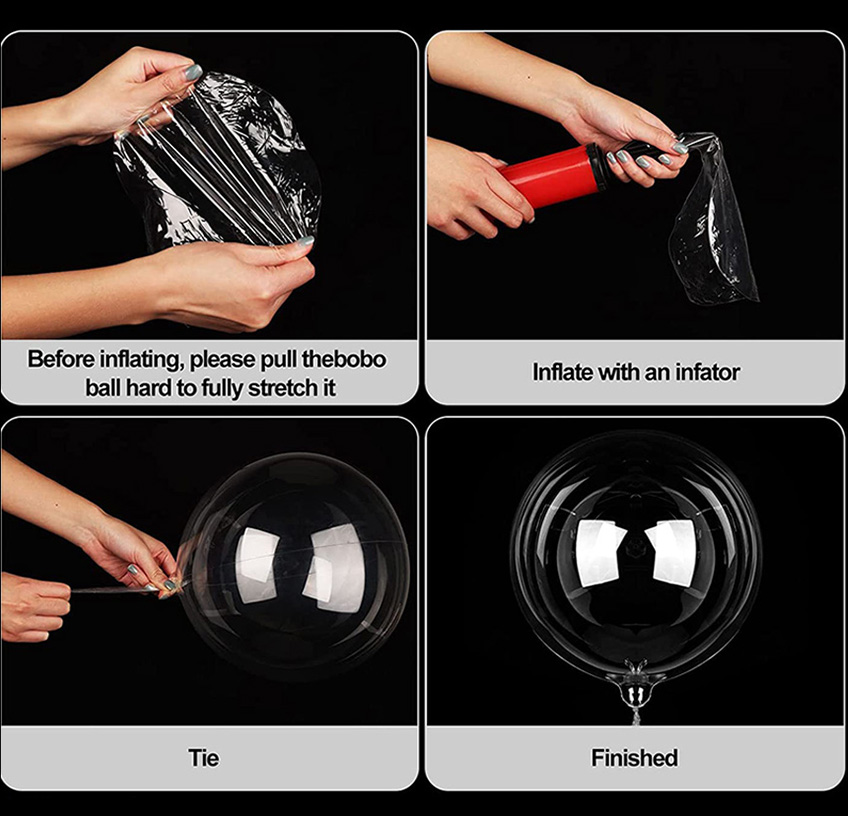 بوبو البالونات واضحة