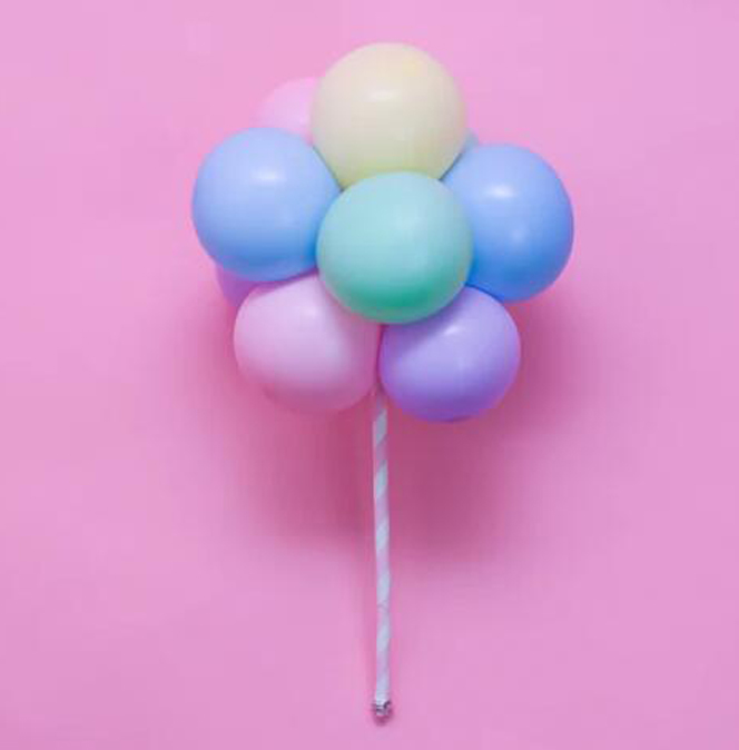 تزيين كعكة بالون DIY