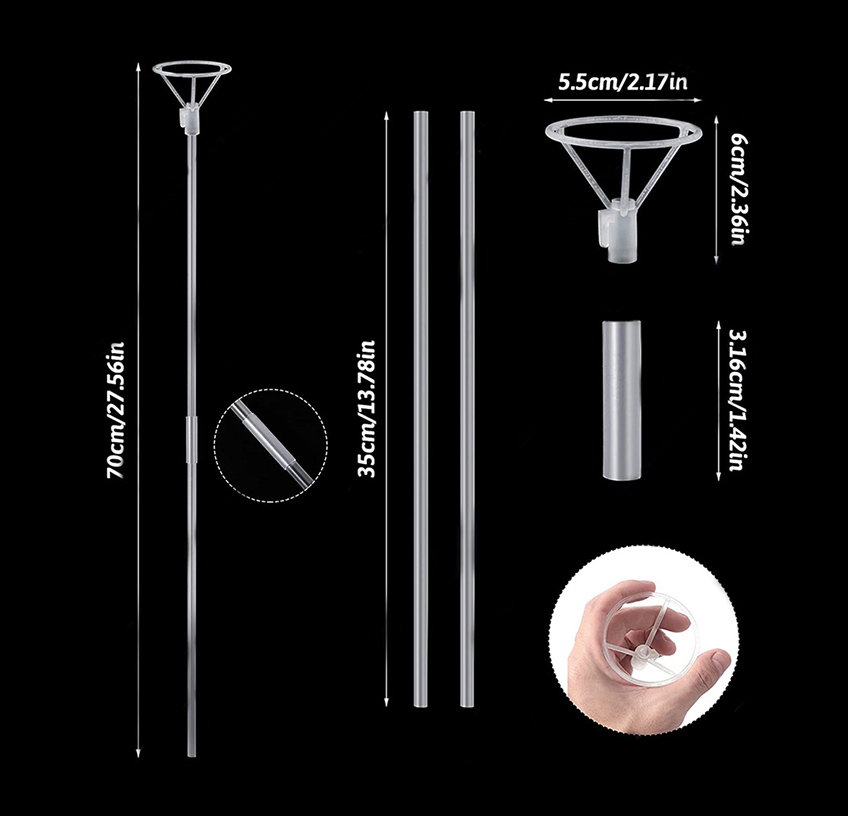 70 سم أعواد بالون